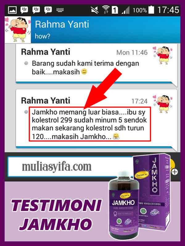 Jual Jamkho Obat Kolesterol di Talang Ubi 