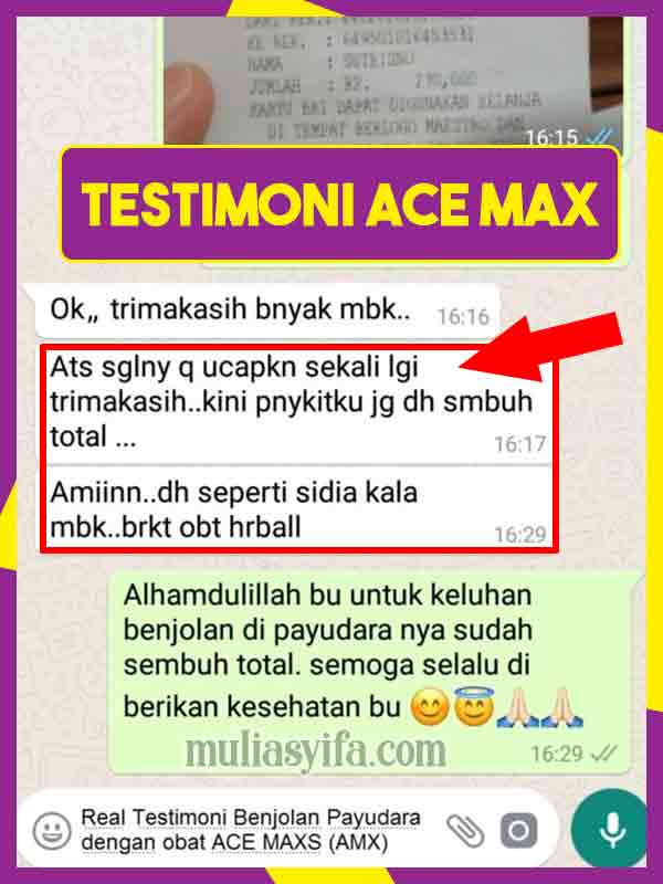 Amankah Ace Max Diminum Pada Saat Haid 