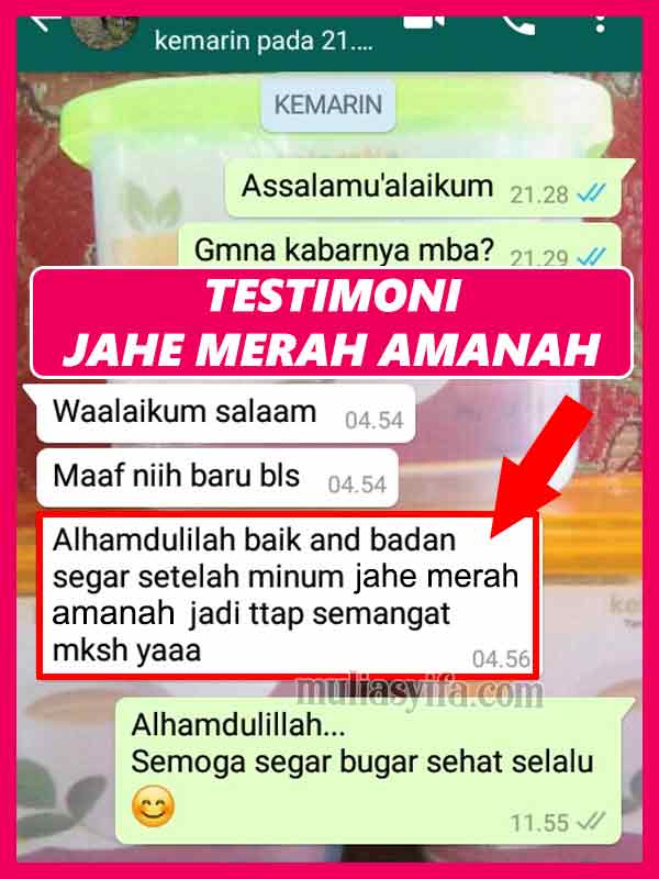 Jual Jahe Merah Amanah di Musi Rawas 